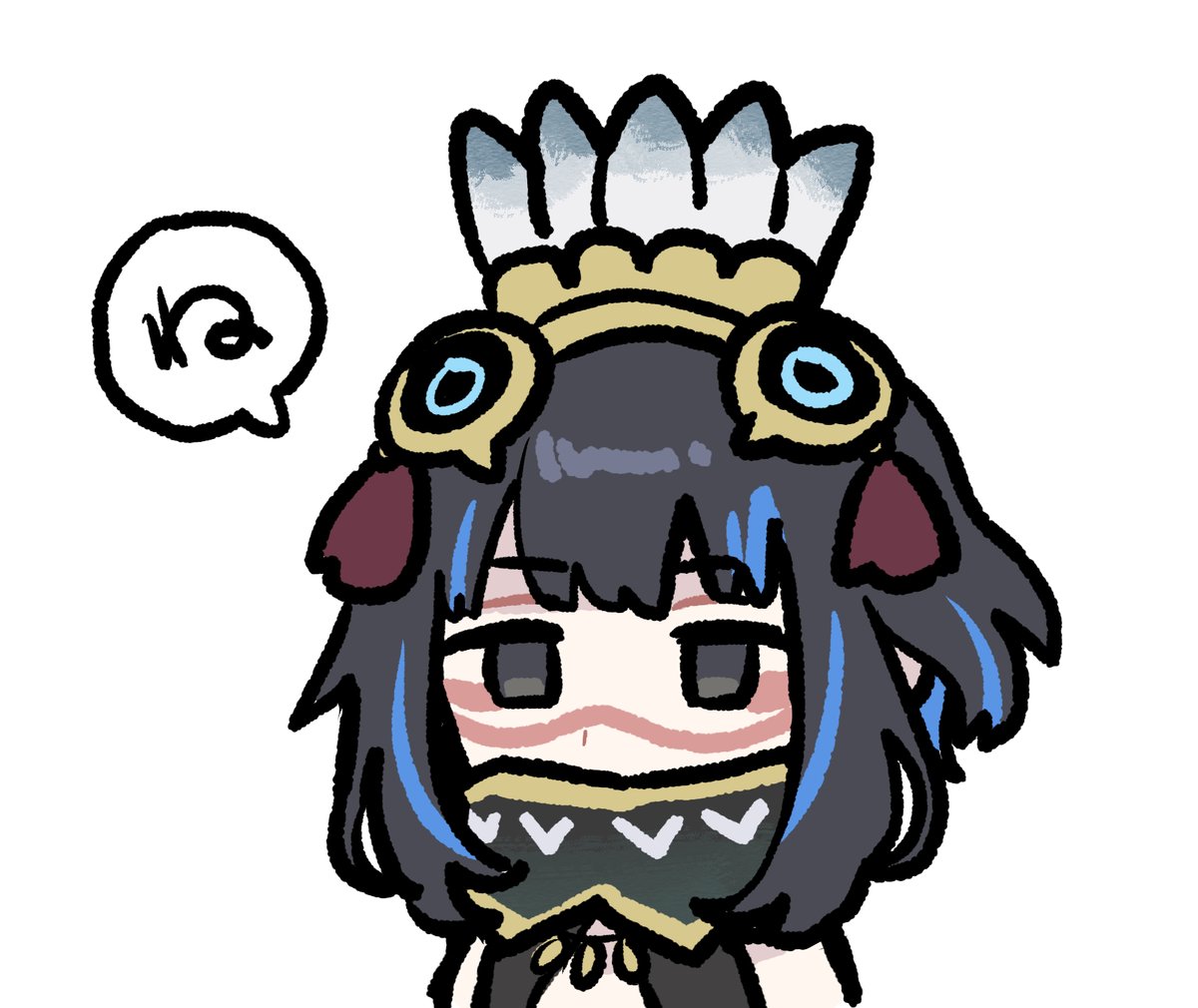 「トラロック(仮)来てくれてむちゃくちゃ嬉しかったので爆速で描いた絵 」|きな炬のイラスト