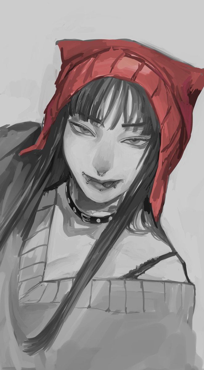 colanomasero's tweet photo. #一次創作絵師拡散フェス03 
強い顔の女を描き〼 https://t.co/BVp63hfvLr