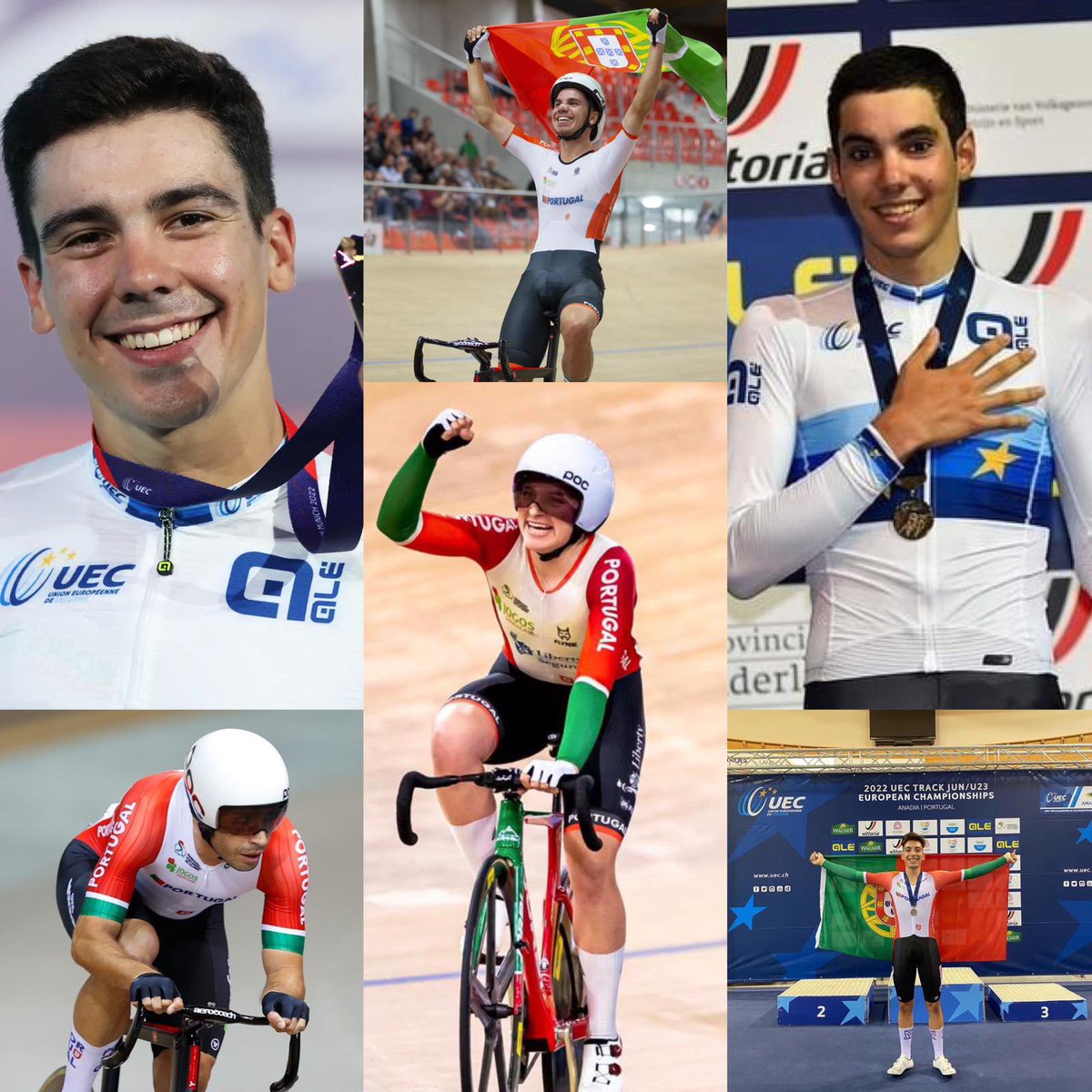A festa da pista está de volta! O Campeonato da Europa de Pista 2023 começa hoje. 

🇨🇭Grenchen
🗓️8 e 12 de fevereiro

<a href="/tatamartins99/">Maria Martins ⚡️</a> 
<a href="/roliveira57/">Rui Oliveira</a> 
<a href="/joaomatias1991/">João Matias</a> 
<a href="/rodrigocaixas/">Rodrigo Caixas</a> 
Diogo Narciso 
Iúri Leitão