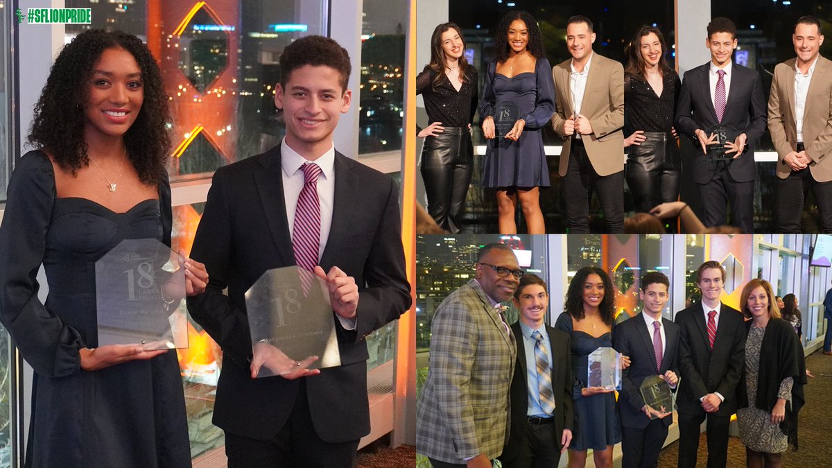 It was an inspirational and powerful evening at Acrisure Stadium as @SFHSLions seniors Grace Howard and Mohammad Shedeed were presented with their Junior Achievement 18 Under Eighteen awards. 18 Under Eighteen recognizes our area’s best and brightest young people.

#SFLionPride