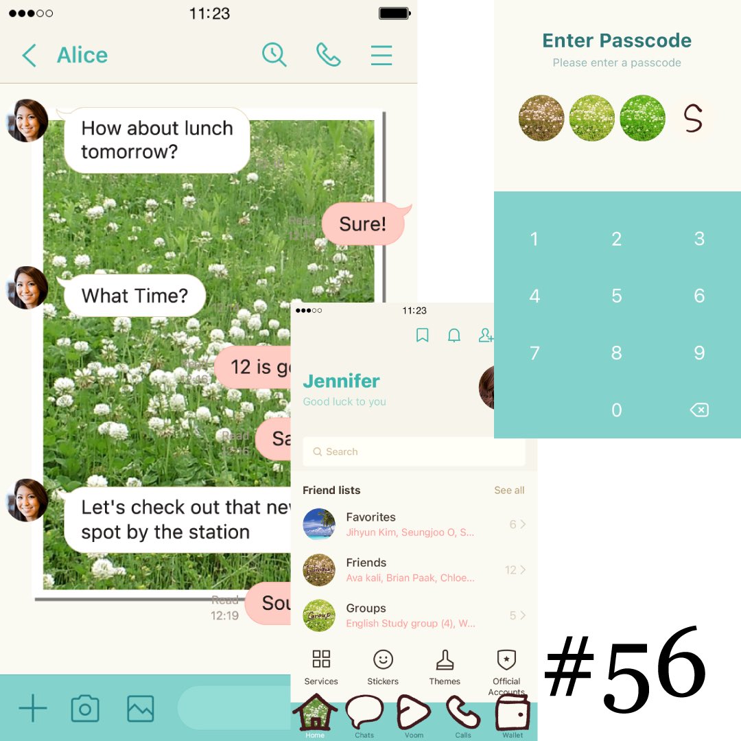 28MEW28's tweet image. 発売中！！

日本国内向け
# 56 line.me/S/shop/theme/d…

【一人二役シリーズ】
写真は0tsu_yu、デザインはMEW。どっちも私がやってますシリーズ。
シロツメクサがたくさんあります。
...................
#LINETheme
#line着せかえ
#DOUBLEROLESERIES
#Whiteclover
#シロツメクサ