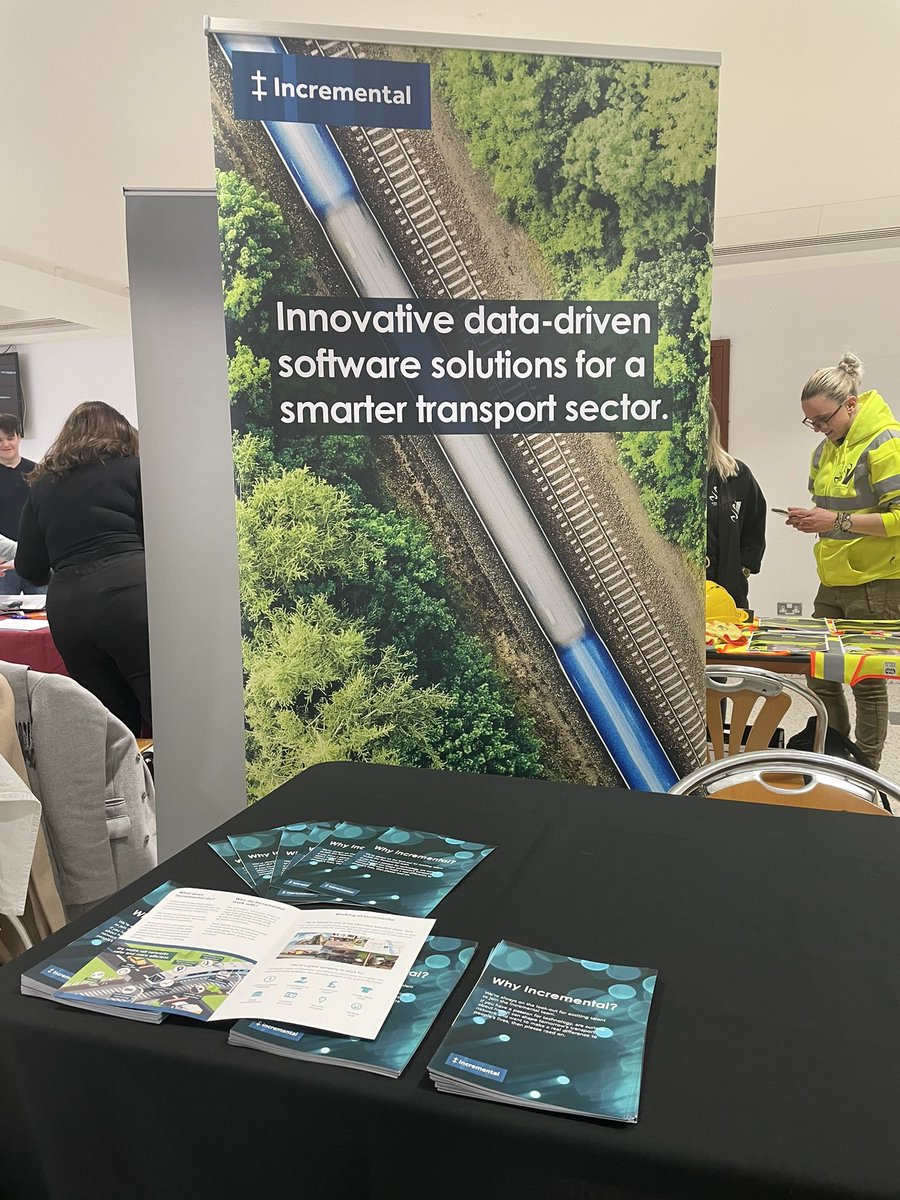 IncrementalUK's tweet photo. All set up. #skillsforlife #NationalApprenticeshipWeek2023 #railrech https://t.co/M4uyg5FMuv