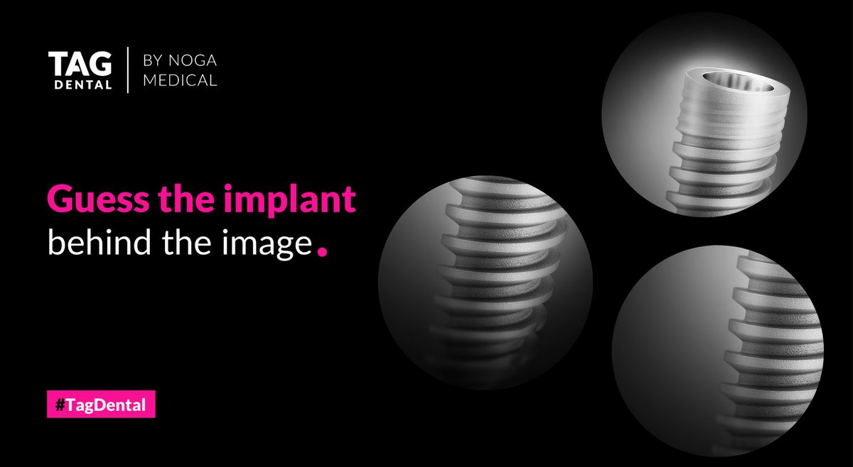 DentalTag's tweet photo. Keyword: Innovation
Hint: One connection fits all!

Can you guess the implant behind the image? Share with us in the comments! 👇

#TagDental
#NogaMed
#This_is_TagDental https://t.co/CTdSsi0z9F