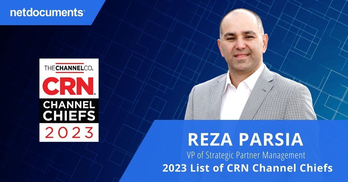Congrats to Reza Parsia for being recognized as a 2023 Channel Chief for his ongoing efforts to create a vast network of trusted partners for clients. 👏 #CRNChannelChiefs