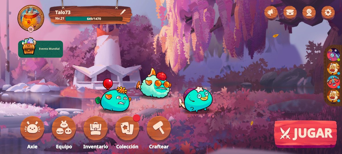 Talo_arg's tweet photo. Amé el fondo nuevo, es mi árbol preferido y esos colores fuaaaaa. Gracias @AxieInfinity_ES @AxieInfinity por tanto arte.
#AxieCreator #AxieS2 #AxieOrigins https://t.co/yyxLPdmwXJ