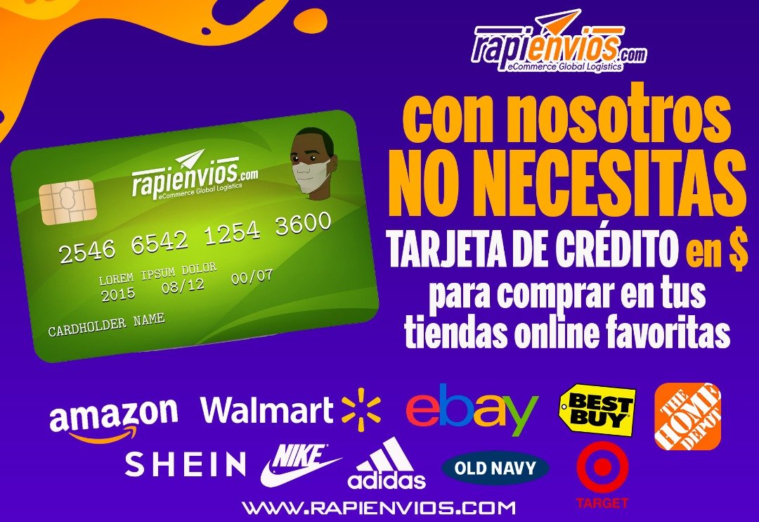 Compra y Envia .. on Twitter "No tienes tarjeta en para tus en USA y tienes