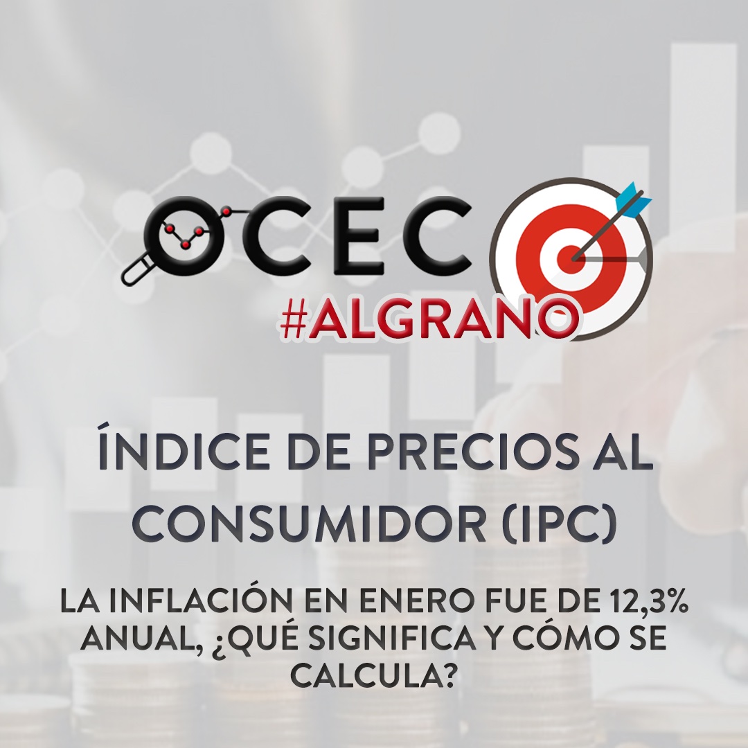 OcecUdp's tweet photo. En OCEC #algrano te explicamos qué es el IPC y cómo se relaciona con la inflación. Hoy salieron las cifras correspondientes al mes de enero 2023, pero ¿qué es el IPC? ¿por qué es importante para calcular la inflación? Te lo explicamos en OCEC #algrano 💡
#ocecalgrano #ocecudp https://t.co/xO1I5eP3ct