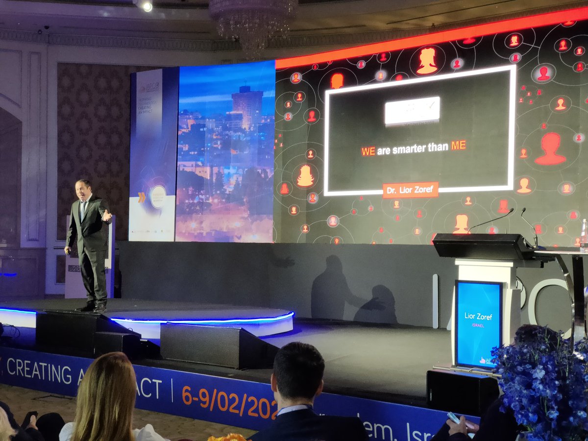 iapco's tweet photo. Highlights from the morning session on Day 2 of #IAPCO2023.

- An inspiring keynote lecture session from @liorz entitled " WE are smarter than ME"

#eventprofs #meetingprofs #CouncilMeeting #meetingsandevents #eventindustry

@Kenes_Group @ORTRAS https://t.co/jOZub7mNnS