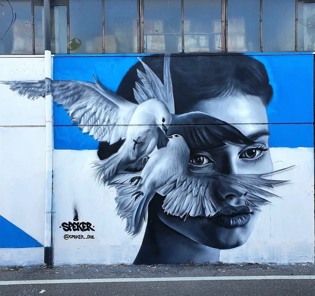 Paula_graffiti's tweet photo. #StreetArt by Speker in Trezzano sul Naviglio, Italy 🇮🇹 https://t.co/WaYWZjp7Qq