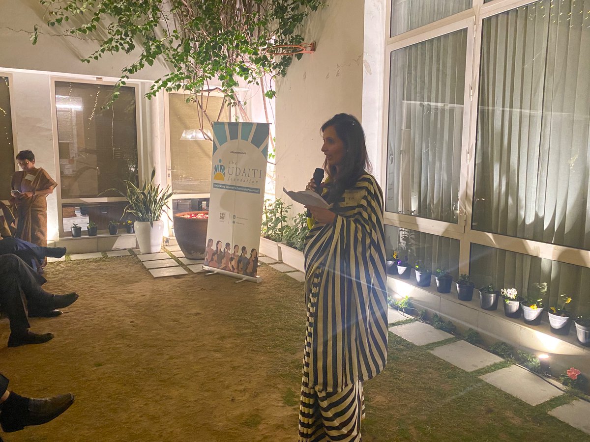 official_udaiti's tweet photo. “We must work towards ensuring the next generation of girls in India can dream big”, Manisha Dhawan, Trustee at The Convergence Foundation @TCFtweet. 

#UdaitiLaunch #RiseWithUdaiti 

@AshishDhawanTCF https://t.co/fym1AwO8Bx