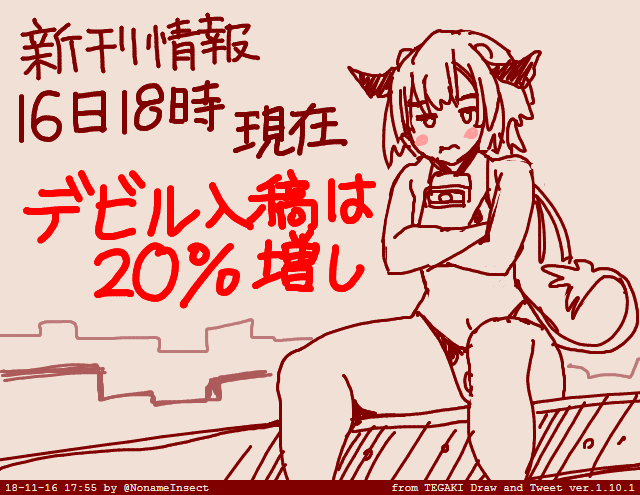 入稿時間が迫ってるというのに
こんなのを描いて遊んでる余裕とは 