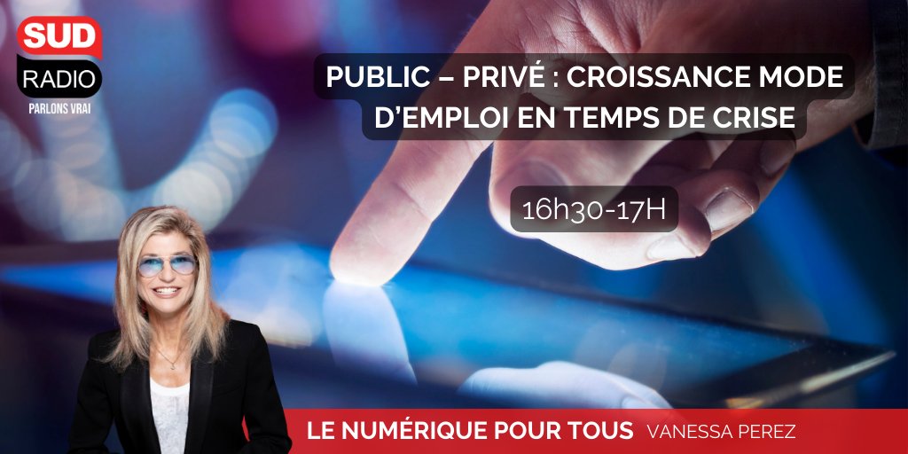 📢 Le Numérique pour tous avec @VanessaPerez_VP 

➡️ Public – Privé : croissance mode d’emploi en temps de crise

📍 À écouter aujourd'hui à 16h30 ! 

🗣 @midy_paul, député de l’Essonne (Paris-Saclay) • membre du @CNNum 
@cnegrier, directeur de @Oracle_France