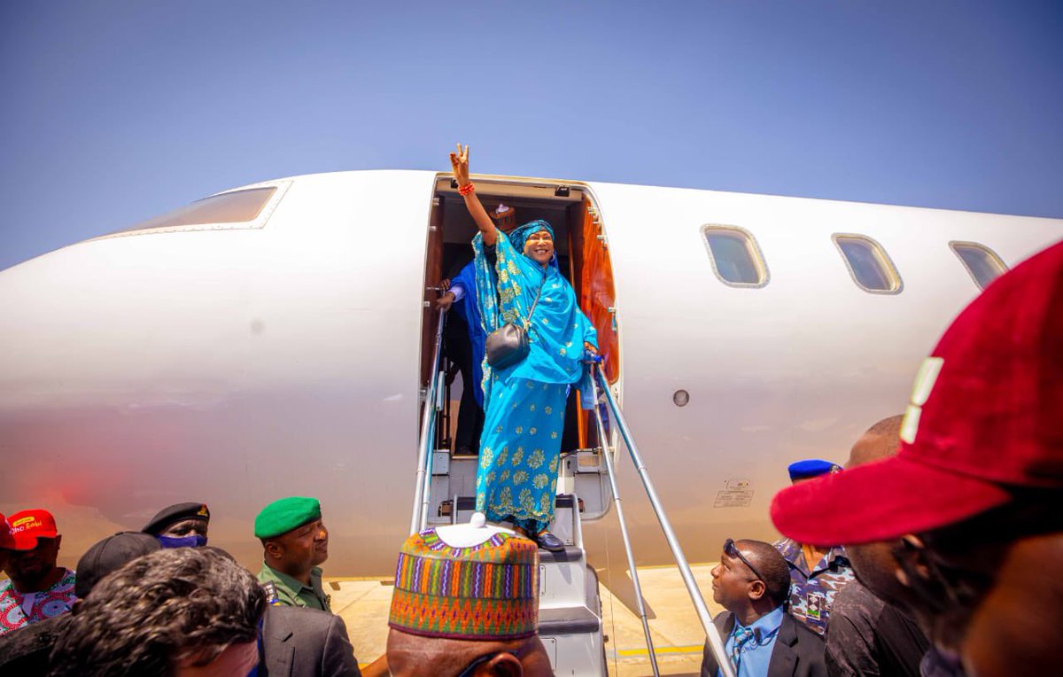 OneNigeriaa's tweet photo. "This is touchdown, Yobe. We are here to Recover Nigeria." -AA #RecoverYobeWithPDP
#OneNigeria https://t.co/GILhgydiTu