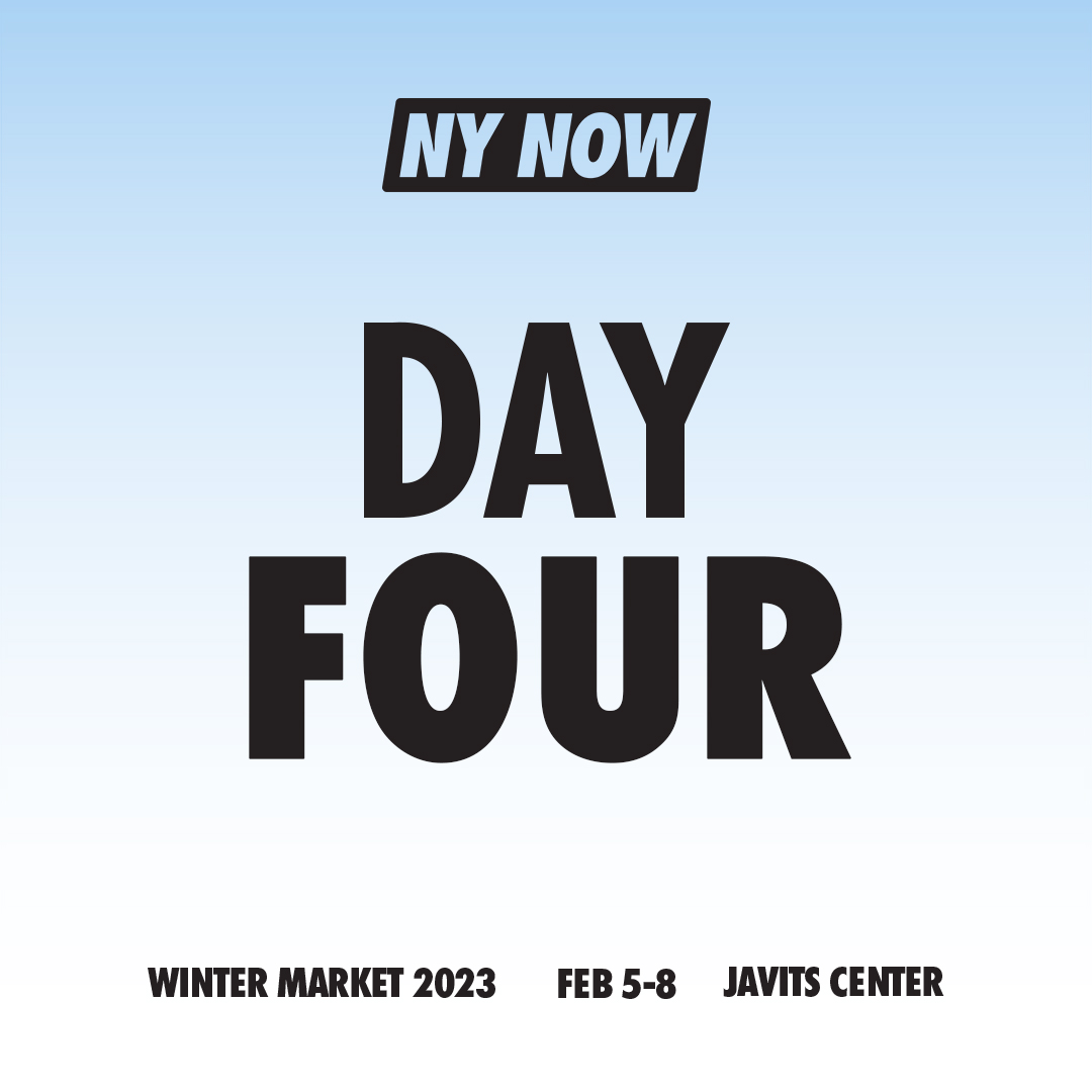 Welcome to Day 4! It's the final day of the NY NOW Winter Market! Don't miss out come and join us today! #NYNOW #WinterMarket #LastChance #day4