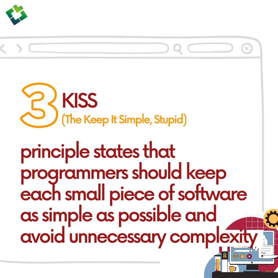 swabhavventure's tweet image. Software design principles are the backbone or the support system for any software designing and development.
#softwaredesign #designprinciple #softwaredesignprinciples #tech #softwaredeveloper #softwareengineer #programmer #programing #softwaredevelopment #keepitsimplestupid
