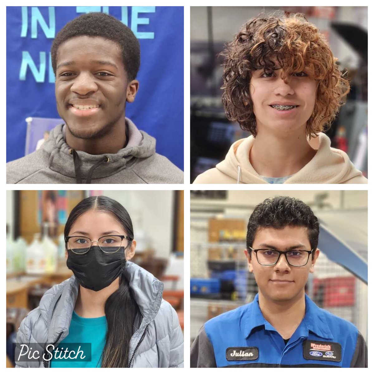 Congrats to our latest @FrederickCTC Students of the Month: Lloyd (Electricity 1), Jaylyn (Cosmo 1), Dillen (BioMed 2), Elian (DigDesign), Jeffrey (Cul 1), Trinity (AOHP1), Jemina (Cosmo 1) & Julian (Auto Tech 2)! @CTCBiomed @ddpmctc @AohpCtc @autotechctc @CTEKPearl
