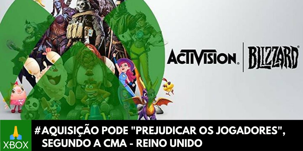 Reino Unido diz que a compra da Activision pode prejudicar os