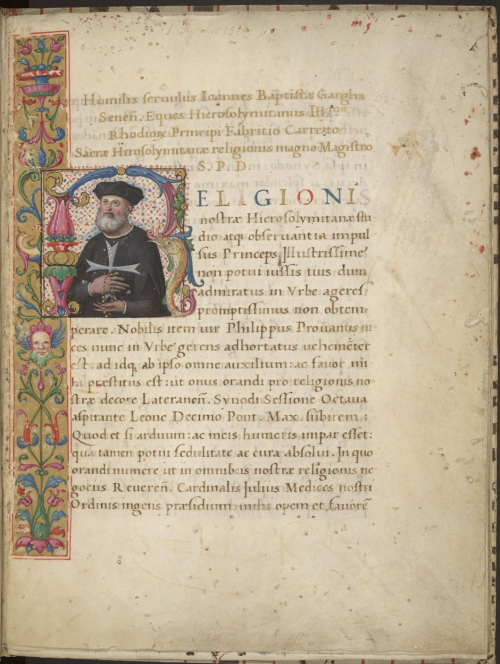BLMedieval's tweet photo. The British Library has acquired a new manuscript associated with the Knights Hospitallers.

It contains the final pleas of their grandmaster to defend the island of Rhodes, and a seemingly unknown account of their defeat in 1522.

https://t.co/t6HMC2191e https://t.co/wGGq5pCQUC