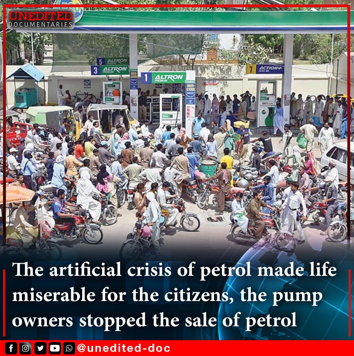 unedited_Doc's tweet photo. The artificial crisis of petrol made life miserable for the citizens, the pump owners stopped the sale of petrol
#PetrolCrisis #ArtificialCrisis #PetrolPrice #PetrolDieselPrice #Petrol #DieselPrice #Diesel #unedited_doc
#تم_ہٹاؤ_ہم_لائینگے_عمران https://t.co/EjfoLCCkcO