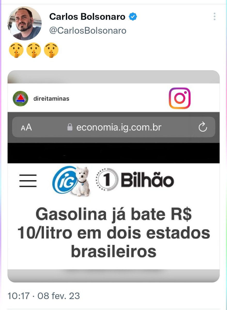 efarsas's tweet photo. A matéria de onde o nobre vereador tirou essa manchete é de março de 2022: https://t.co/rqlSxt0JA2 https://t.co/3pG2xJtrFS