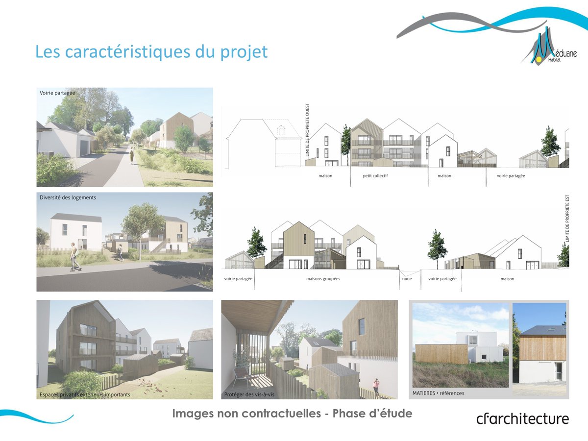 MeduaneHabitat's tweet photo. 📸Réunion publique hier à @cosse_le_vivien pour présenter le projet de la Courdorêt. Un ensemble mêlant pavillons et appartements idéalement situé en centre-bourg. 21 logements locatifs sociaux et 9 en accession seront construits. Le démarrage de chantier est prévu fin 2023. #Hlm https://t.co/hDuOALstrf