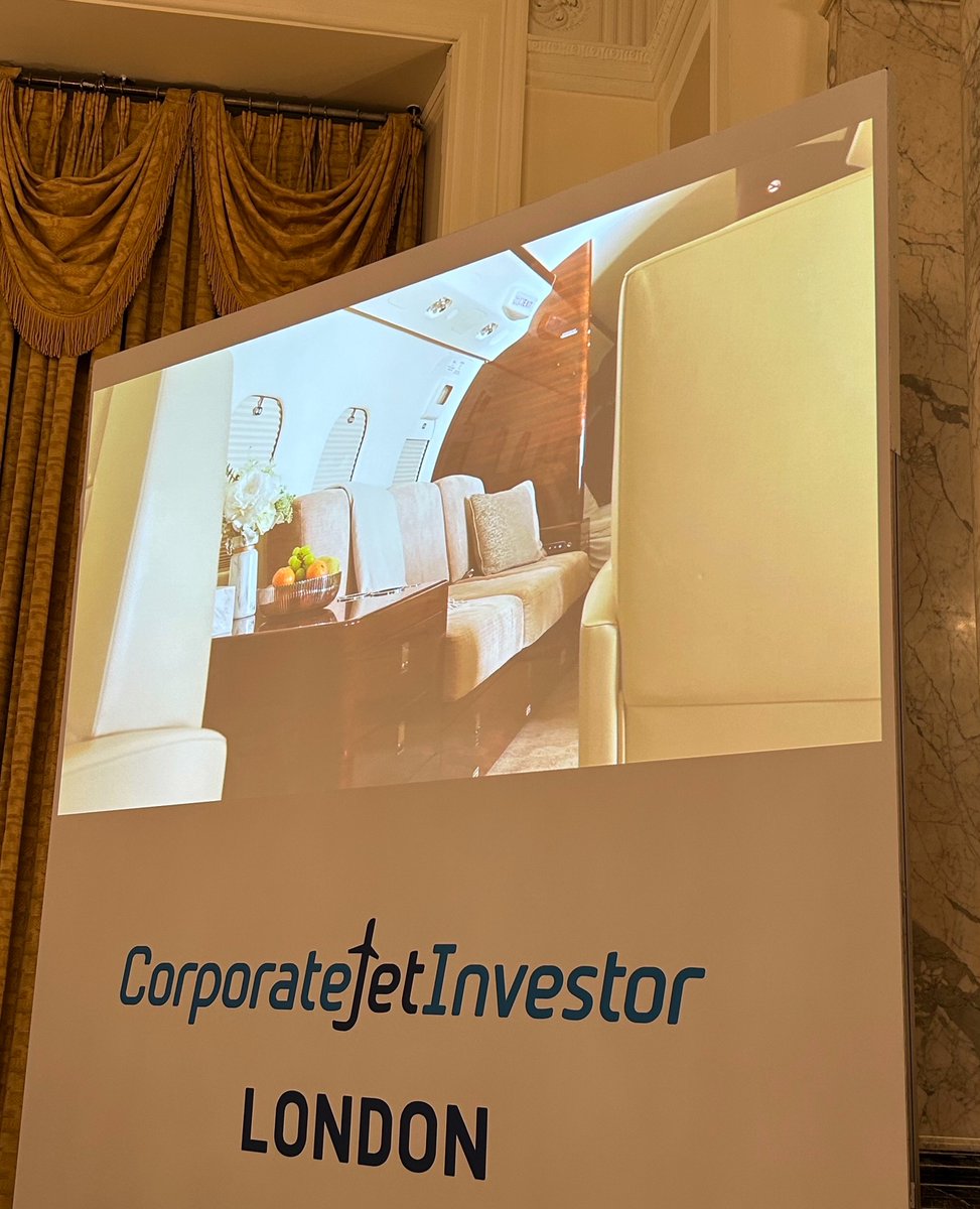 It is the final day of #aviation action at the @CorpJetInvestor show in London!

〰️The rise of the EMEA region and its key distinction trends
〰️VR design studios for private jets in the #Metaverse 
〰️The US demand upsurge

#corporatejetinvestor