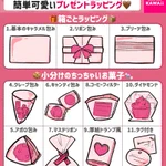 イラスト付きだからとっても分かりやすい!覚えておくとすごく役立ちそうな、簡単ラッピング術のまとめ!