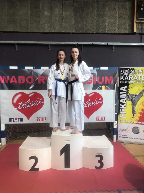 GlobalSportDev1's tweet photo. Félicitations Lisa Pottiez!!! 🥋
«Open Belgium Wado Cup Kumité»
🥇U18 & 🥇Senior
ainsi qu’à sa sœur Ysaline 🥇U14…
Bravo 👏🏻 fière de notre collaboration !
#AKDB #Karate #Kumité
#GlobalSportDevelopment https://t.co/CJetqmAhWa