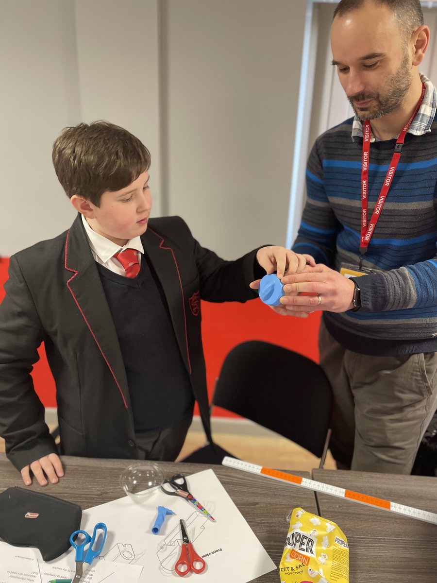 RougemontSchool's tweet photo. Our Rocket Royale team had a great morning with their new sponsor @collaborat_ed 

@asober kindly shared fluid dynamics ideas with the team, project management techniques and a whole host of awesome aerodynamic experiments, from which they can develop and design their car! https://t.co/VeNarqdbgS