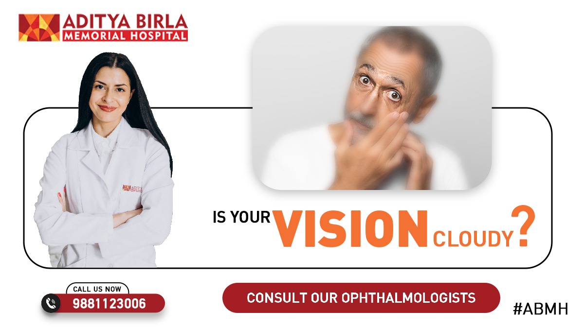 abmhpune_'s tweet photo. Cloudy vision is one the leading symptoms of cataracts.
 
Consult with our Ophthalmologists today.

#ABMH #AdityaBirlaMemorialHospital #Hospital #BestHospitals #MedicalFacility #HealthTreatment #Treatment #HealthCare #HealthCareIndustry https://t.co/YrcqGZMVbO
