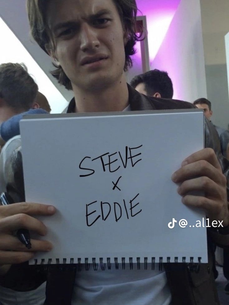 This is my way of asking Eddie out for valentines day👍❤️