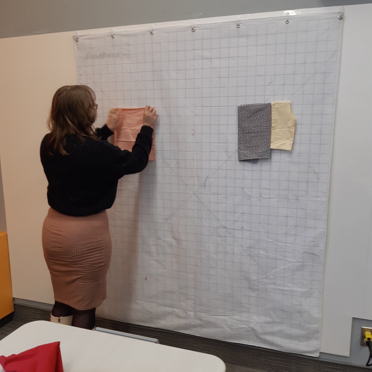 MTA_Rel_Studies's tweet photo. Dr. Wilson is a talented quilter?! In RELG 3671 he's sharing his knowledge of quilting with his students as a method of exploring identity through a complex cultural artifact. We hope to show you how the quilt develops throughout the term! #religiousstudies #quilting #designwall https://t.co/fyIHwDtYMK