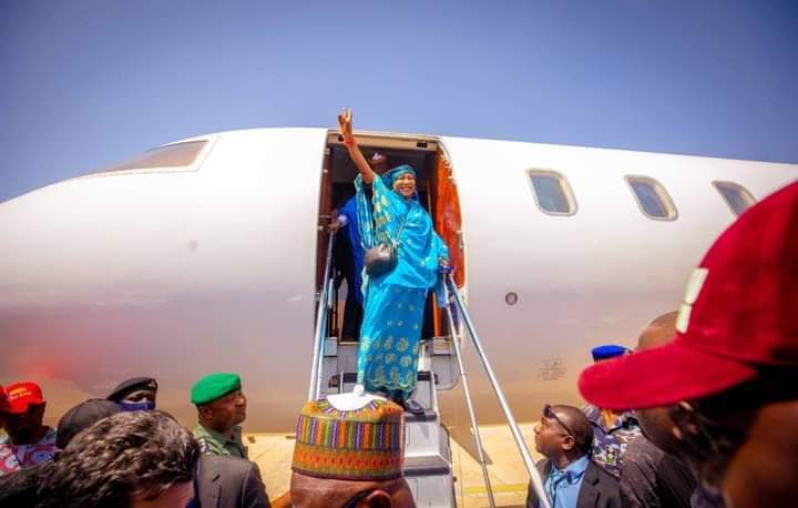 AdamAbu91543924's tweet photo. This is touchdown, Yobe. We are here to Recover Nigeria. -AA #RecoverYobeWithPDP #atikuorganizingforaction #AtikuOkowa2023 https://t.co/wbNGQt9R1J