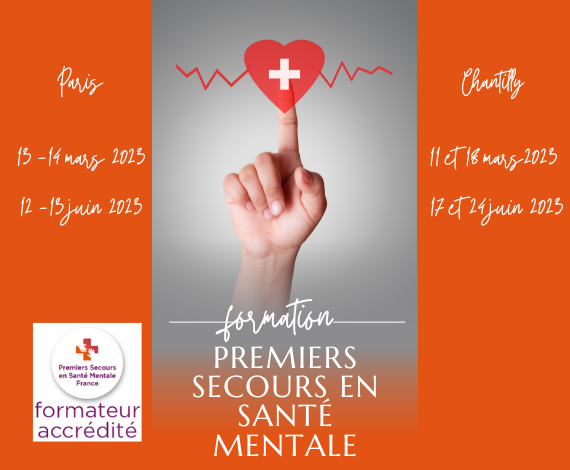pascalpilat's tweet photo. 🔔 Save the date 13-14 Mars Paris ou 11-18 Mars Chantilly ou en Juin 2023 pour notre formation Premiers Secours en Santé Mentale !
📌 Nous sommes spécialisés dans la santé mentale en entreprise .
https://t.co/1ACsPj4Wrs https://t.co/iBDGlf5I1N