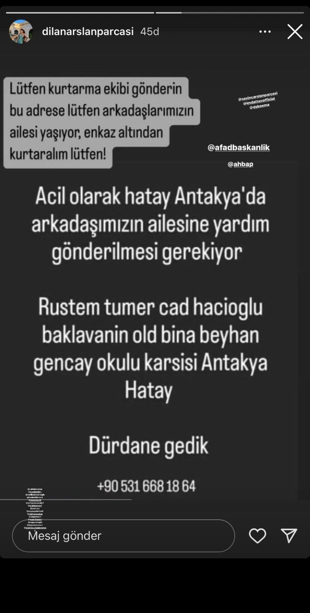 aysgmzee's tweet photo. @ahbap @haluklevent @OguzhanUgur @AFADBaskanlik https://t.co/Xfjw7rnqrT
