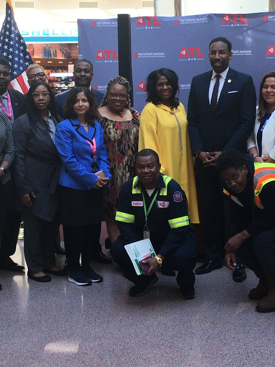 So excited to finally launch Hartsfield-Jackson Atlanta International Airport’s first Apprenticeship Program. #gamechanger #workforcedevelopment #economicdevelopment