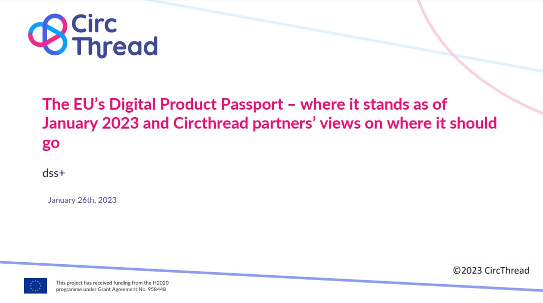 dss⁺held a workshop on where the EU’s DPP stands in the policy process, including an estimated timeline for the coming years of expected developments according to key Commission policymakers
🔎Explore the document! It's worth it! circthread.com/download/the-e…