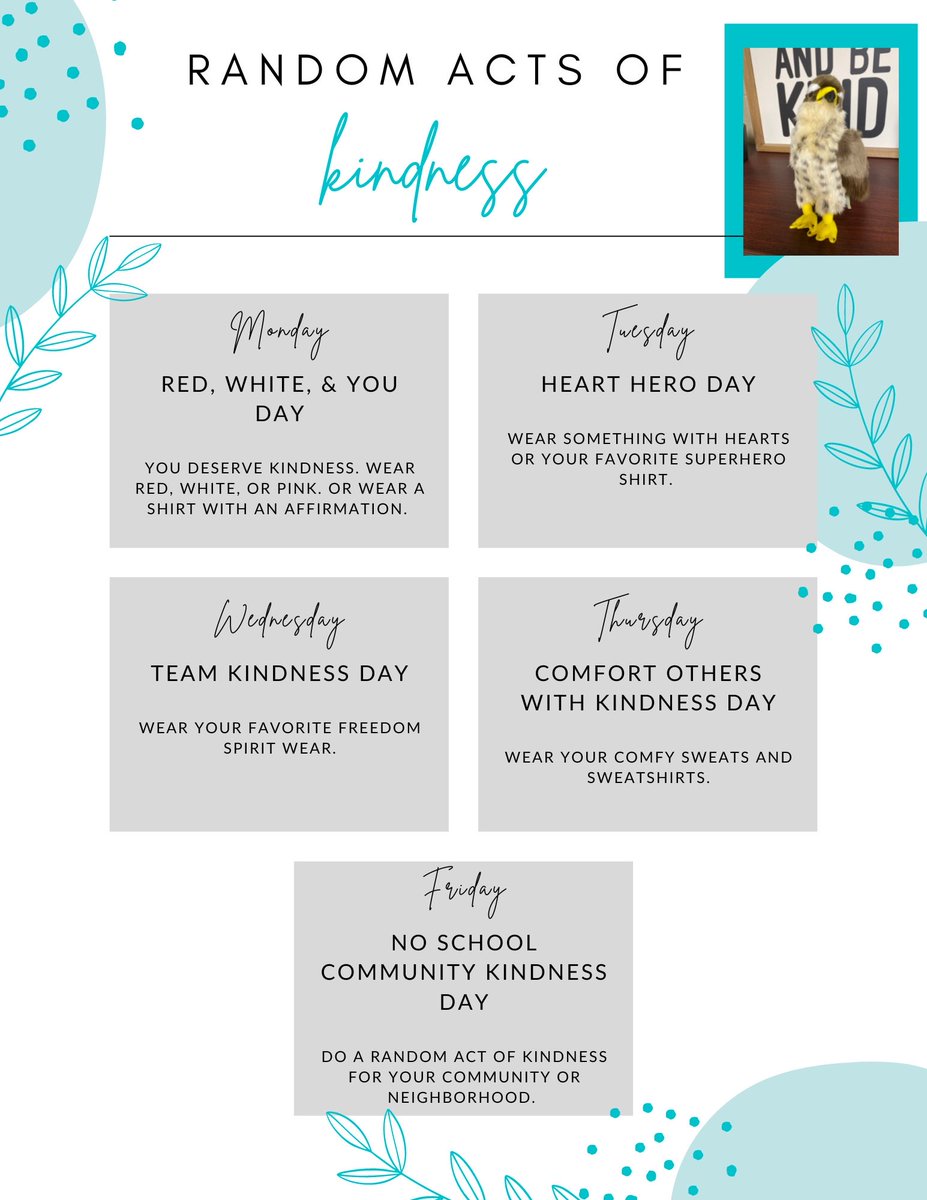 Celebrating Random Acts of KINDNESS Week🫶⁦@Freedom_Lakota⁩ (Feb,13-16)#WEAreLakota #KindnessMatters