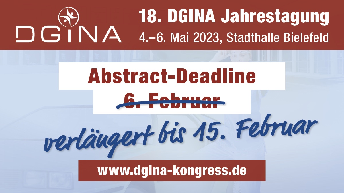 Abstract zu #DGINA23 jetzt noch einreichen!
🔗 Alle Informationen findet Ihr hier: dgina-kongress.de/registrierung-…
#DGINA #notfallmedizin #akutmedizin #notfall #notaufnahme