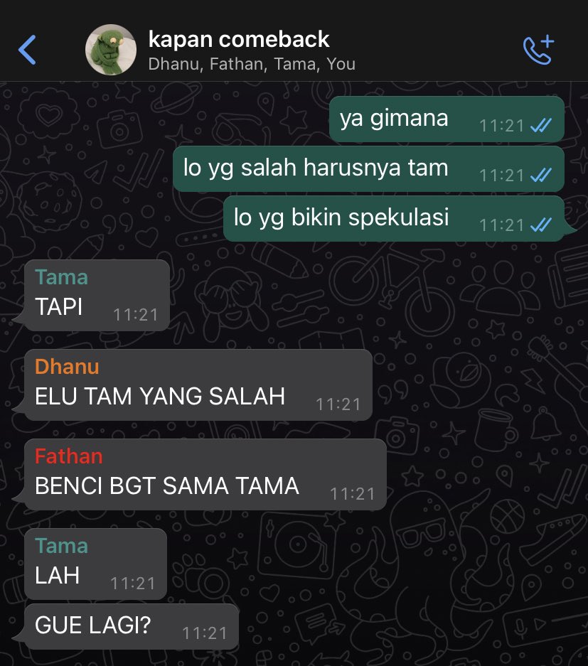 kangseurti's tweet photo. tam yg sabar ya… https://t.co/rPYPTPjB0O