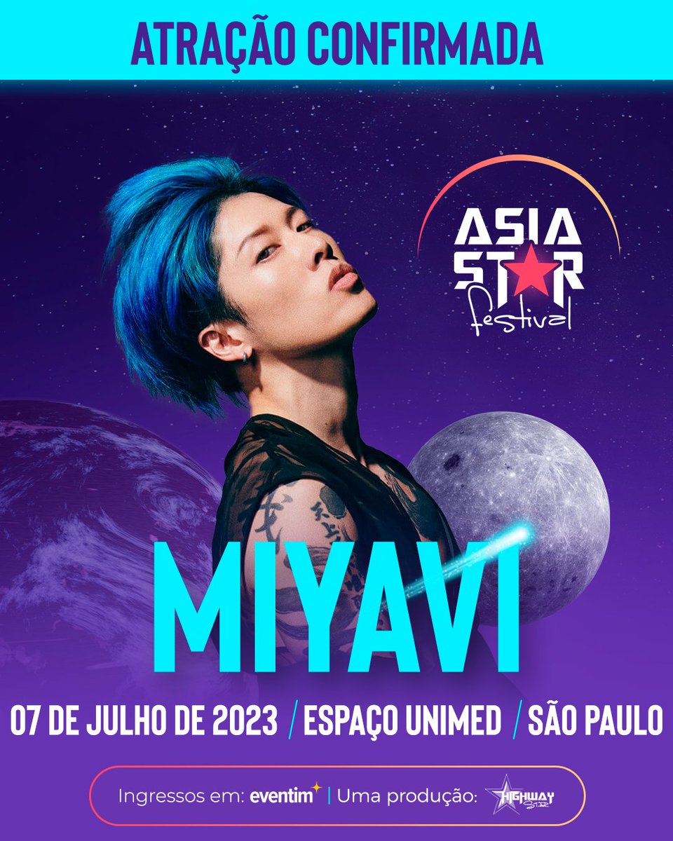 jdramaupdates's tweet photo. Cantor e ator #MIYAVI virá para o Brasil como uma das atrações  do #ASIASTARFESTIVAL que acontece no dia 07 de Julho em São Paulo

Mais informações e ingressos em: https://t.co/FswHRQ9u5X https://t.co/pi4BCAsbvp