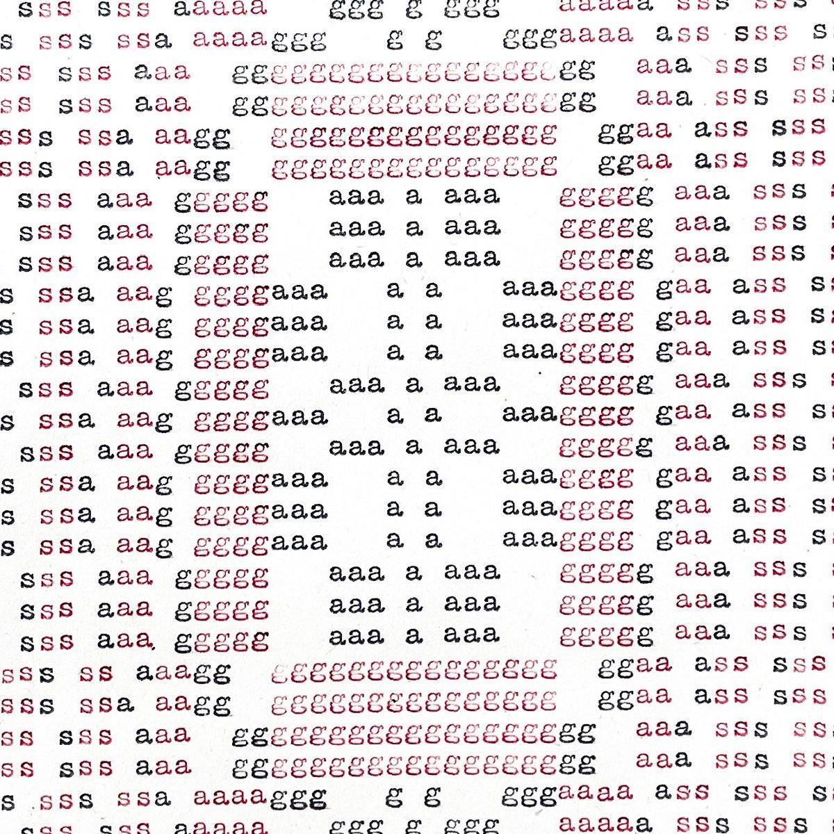 EgidijaCW's tweet photo. Lovatiesė* / saga**

New typewriter visual poetry in progress.

Inspired by Lithuanian textile patterns.

* Lovatiesė — “bedspread” in Lithuanian.
** saga — “button” in Lithuanian

#vispo #visualpoetry #typewriterpoetry #typewriter #textilepattern #weavingpattern #lovatiesės https://t.co/ZmT2E3Eiky