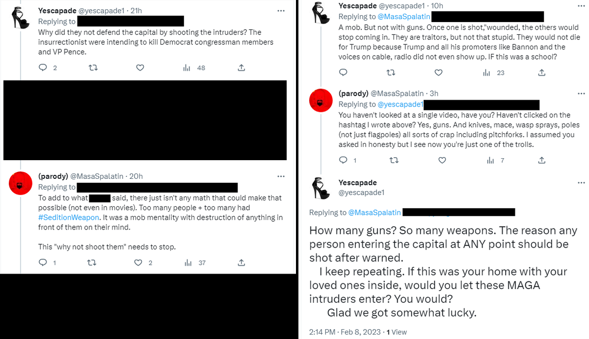 MasaSpalatin's tweet photo. Just a reminder that we have crazy on both sides. Don't be this person.
If you're (really) looking for answers, # are your friend. #SeditionHunters #SeditionWeapon https://t.co/pq6ypRJyFN