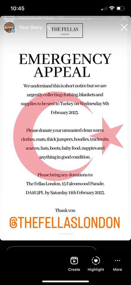 TurkishLondon's tweet photo. SOUTH LONDON DONATION POINTS 

#TurkeyEarthquake #PrayForTurkey https://t.co/HUWGNor7R2