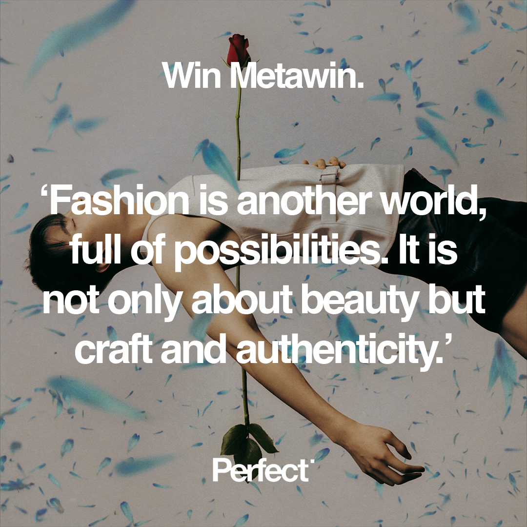 Looking peachy in Prada, is #WinMetawin the perfect front row acting talent for 2023? His influence is vast, his reach inescapable. This is how stardom starts with a bang. theperfectmagazine.com/shop