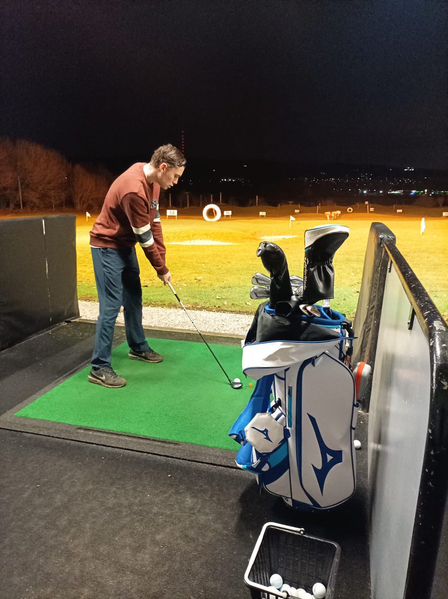 Trip to driving range ⛳️⛳️