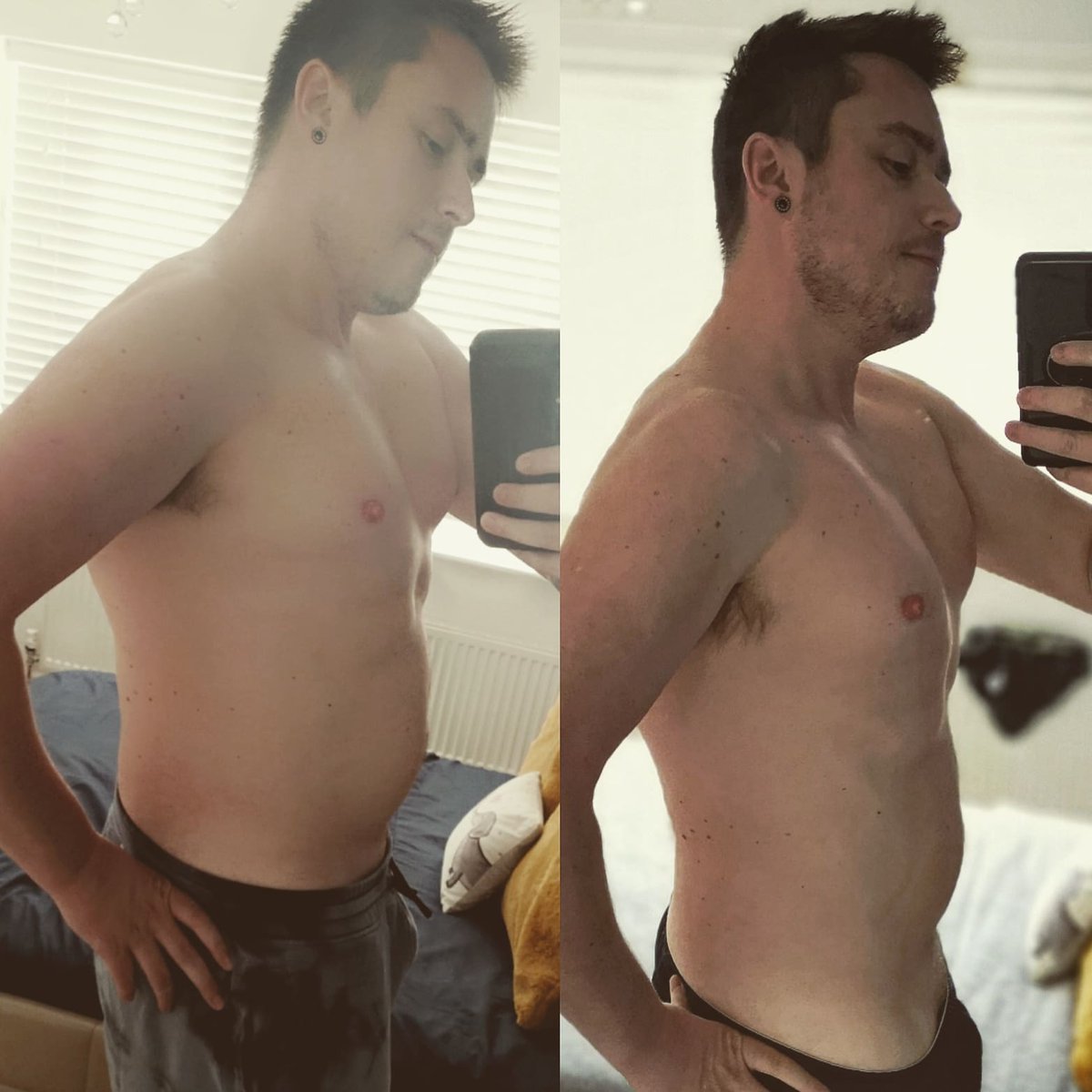 Progress photo.... More defined, feeling fitter, full of energy and much much. More confident.... LESGO

#transformation #weightloss #healthkick