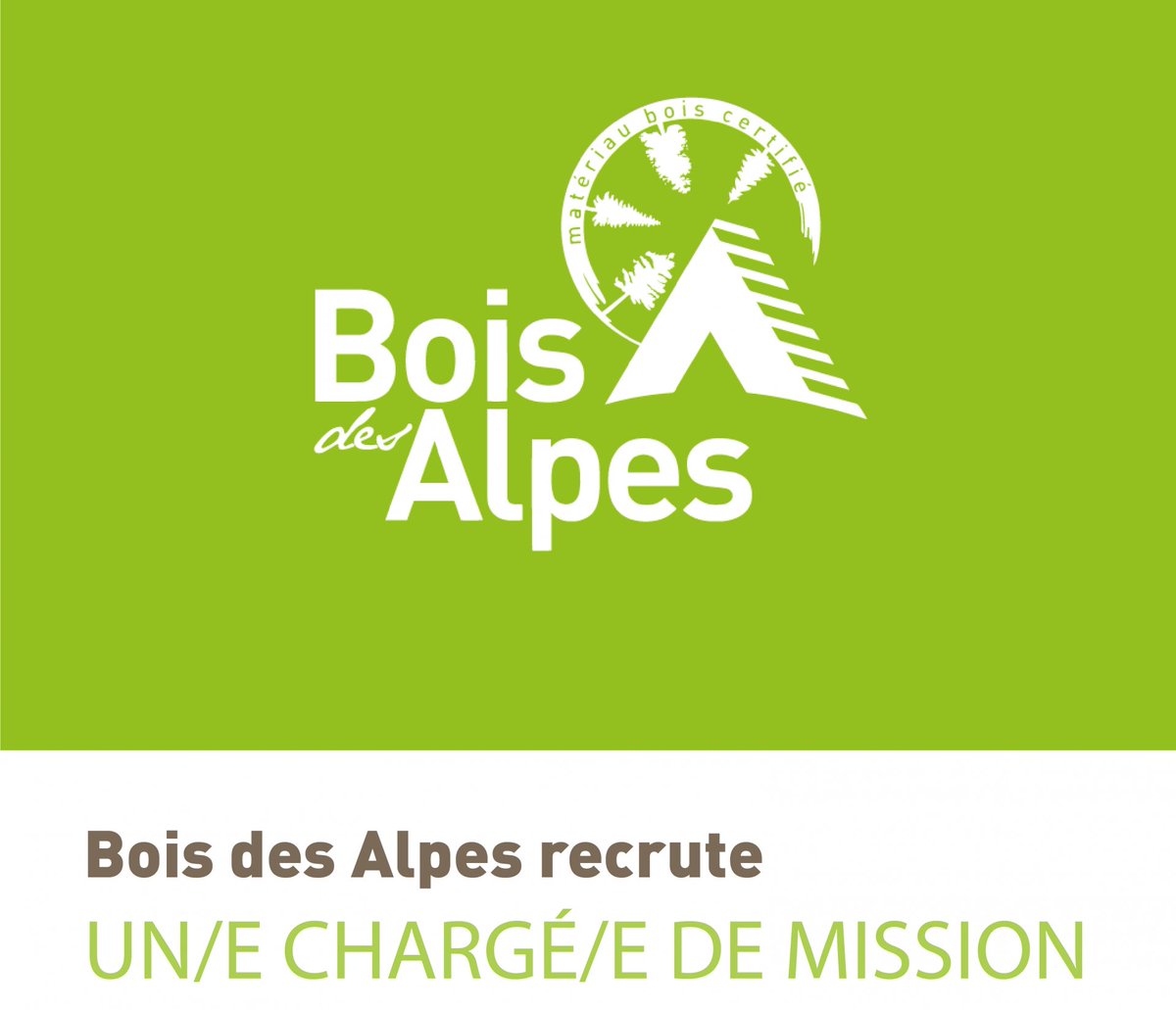 #BoisdesAlpes cherche son ou sa prochain(e) chargé(e) de mission !

Vous vous retrouvez dans le profil que nous recherchons ?
Les missions vous parlent et vous intéressent ?
A vos CV, POSTULEZ !

linkedin.com/jobs/view/3475…