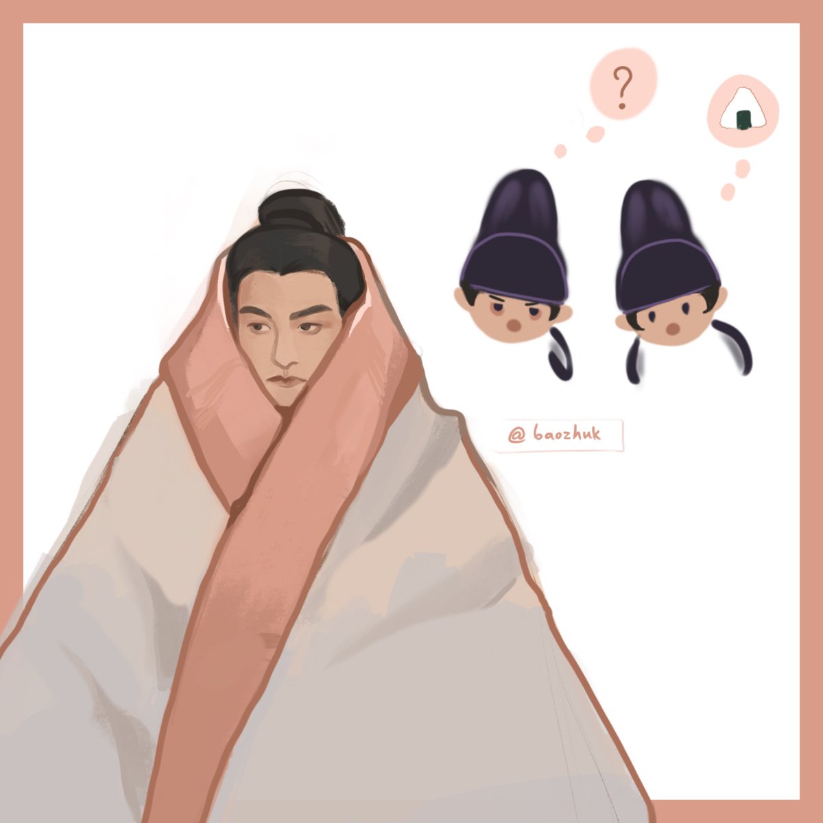 baozhuk's tweet photo. #君子盟 #zhangping #ALeagueofNobleman 
detective riceball or what https://t.co/DAmhCLcxSV