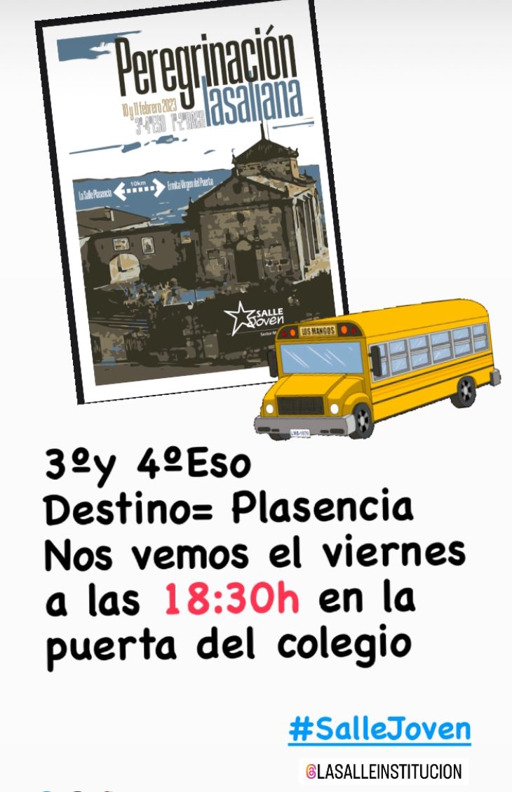 LaSalleInstituc's tweet photo. Este fin de semana los #ILSA_Grupos #SalleJoven tienen las convivencias con chicos y chicas de otros colegios #LaSalle ⭐️ ¿Estás apuntado ? Atento a los horarios 👀
#JuntosMejor #SomosLaSalle https://t.co/5XyDK7HO8G